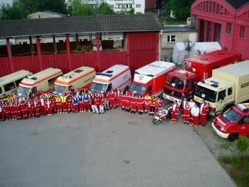 Mehr Informationen über unseren Ortsverein. Foto: Bereitschaft Rostock Gruppenfoto zum G8